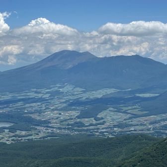 浅間山と嬬恋村