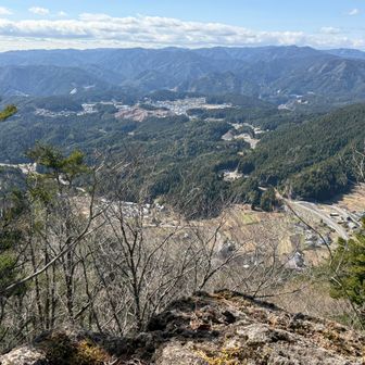 和市の集落を見下ろす＠岩古谷山展望地