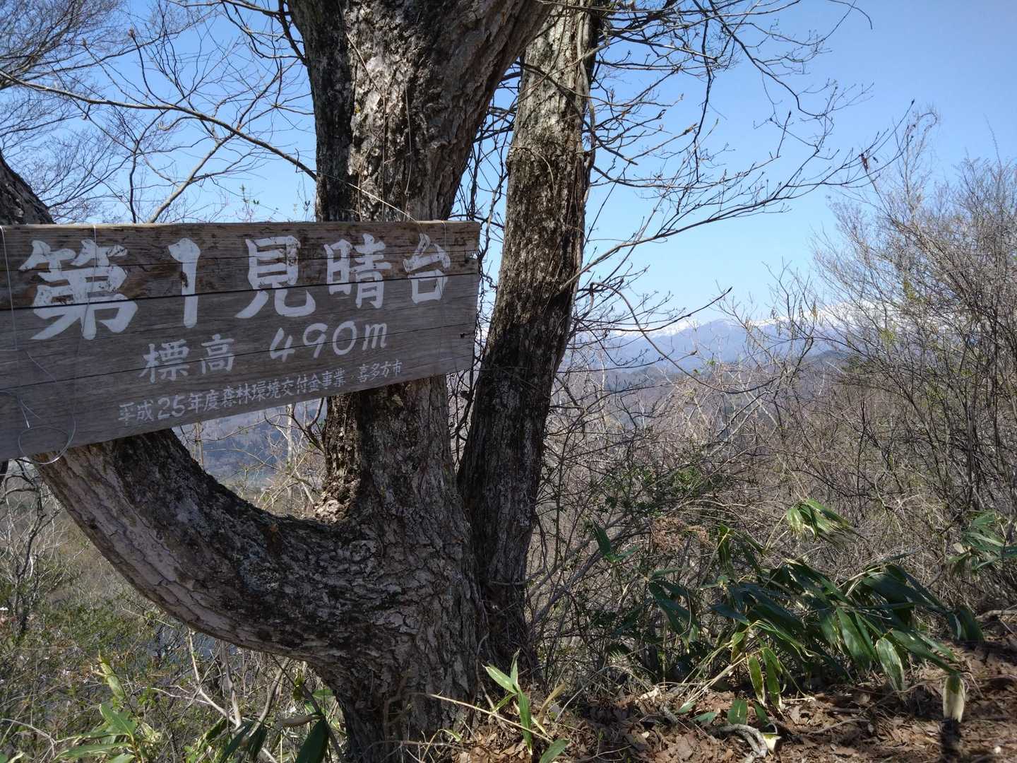 漆窪登山口-鳥屋山 往復コースの写真