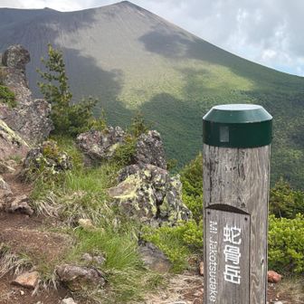 蛇骨岳山頂2366mに到着です