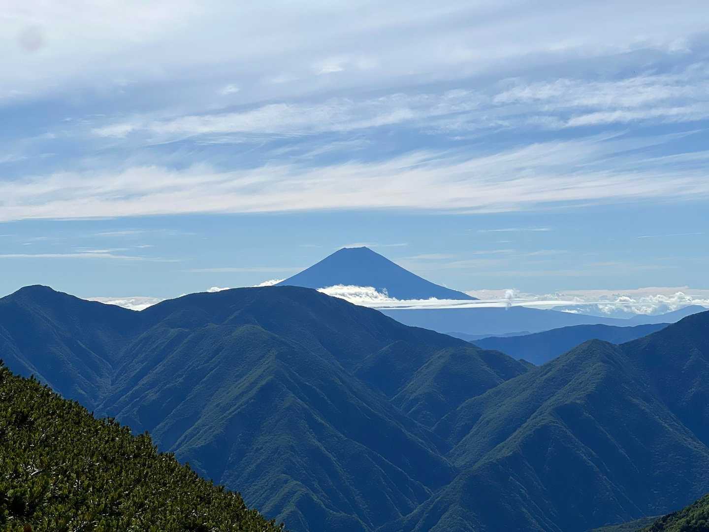 おぉ、富士山。