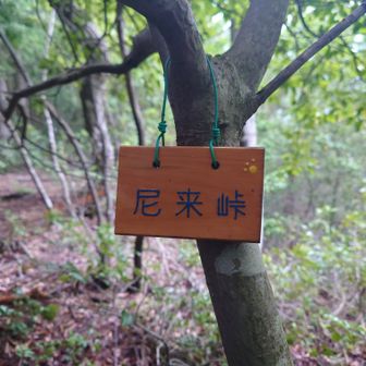 尼来峠には以下の通り伝説があります。

八百比丘尼伝説（若狭に広く伝わる不老長寿譚）
・若狭・小浜の娘が人魚の肉を食べて不老となった
・夫や子、村人が老いて亡くなる中、娘だけが老いずやがて尼となり、諸国を巡り歩く
・最後は故郷・小浜の空印寺の洞窟に入り、姿を消した
この「諸国巡り」の道のひとつが 尼来峠 であり、“尼が来た峠”＝尼来峠 と名付けられたと地元伝承に記されています。

近代には、
名田庄の娘たちが綾部の郡是製糸工場へ向かうために越えた峠
として記録されています。
峠には今もお地蔵さんが立ち、
「娘たちが安全を祈った地蔵」として語られています。