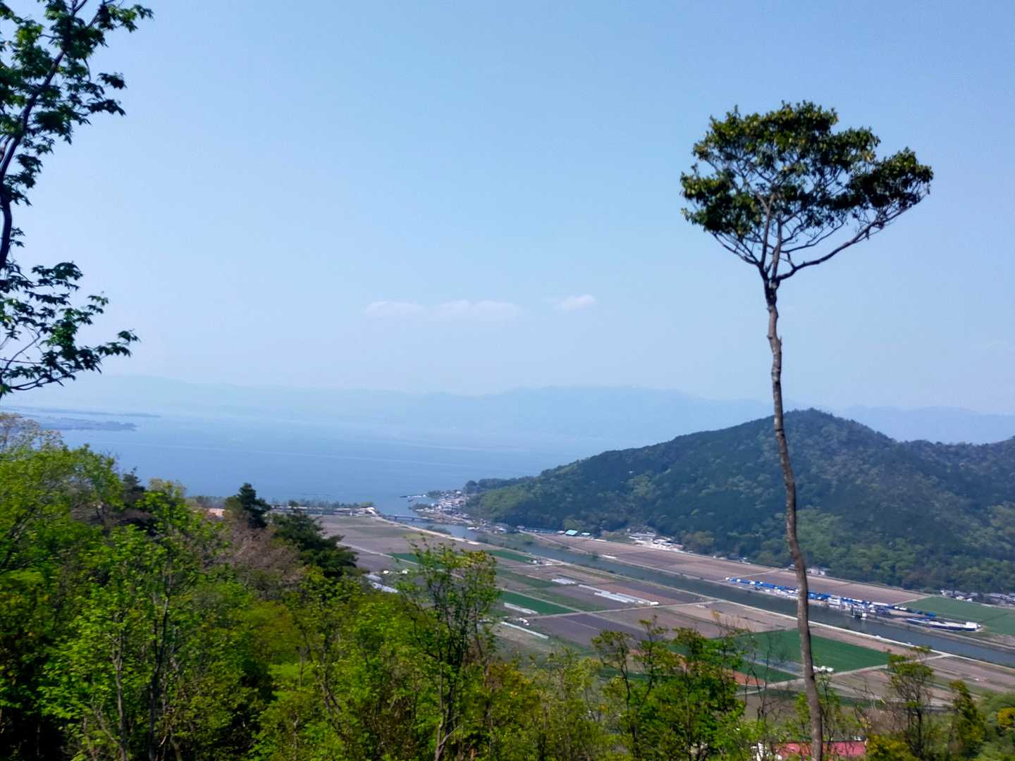琵琶湖方面