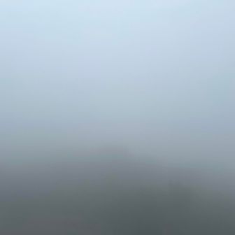 山頂着いたら何も見えない💦