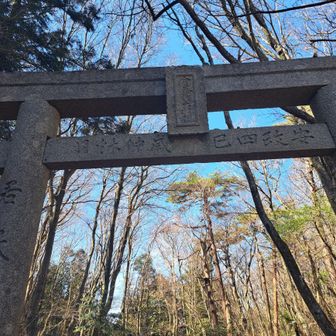 鳥居には金比羅権現、
安政四年の記、三頭越えのピークで、東に竜王山西に大山の縦走路の稜線讃岐と阿波の交流の要。