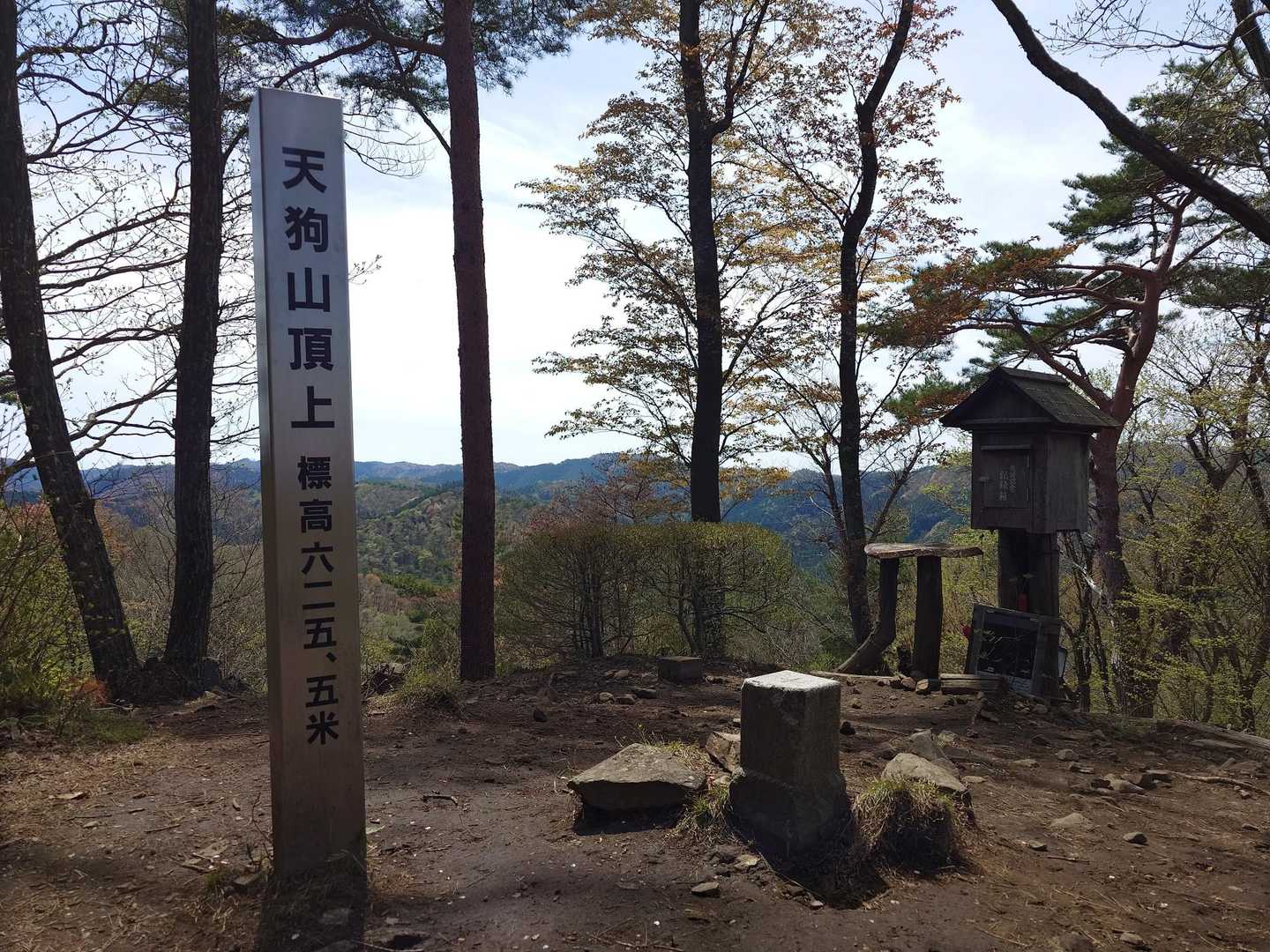 お花畑コース入口-出会いの鐘-天狗山-太夫柵登山口 周回コースの写真