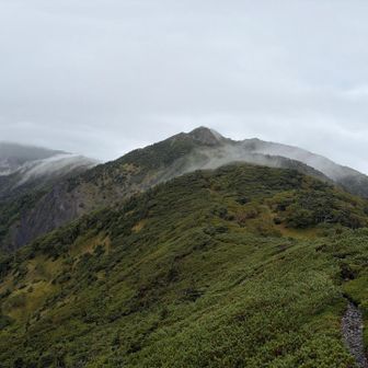 茶臼岳はくっきり⛰️