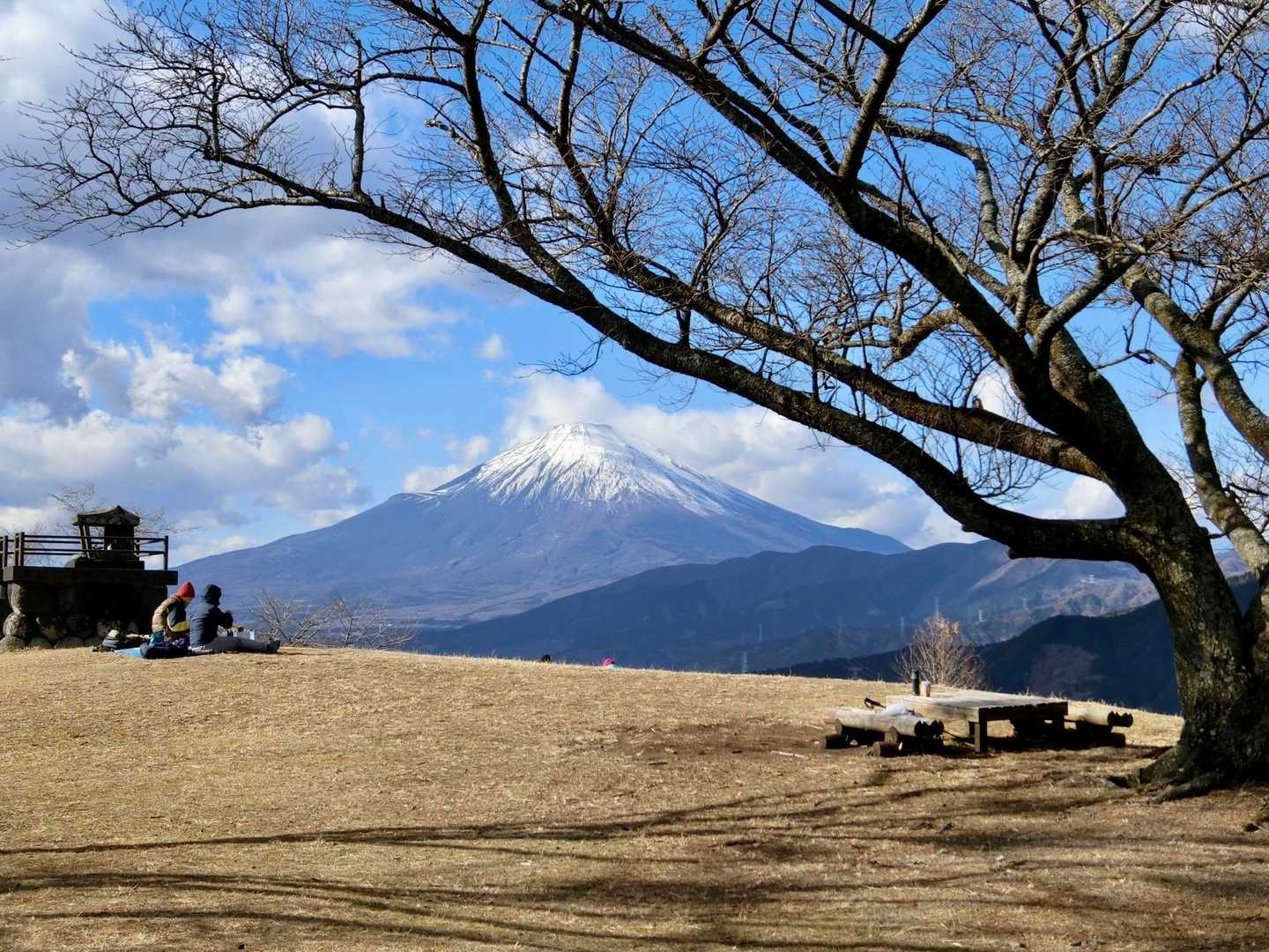 山頂からの富士山
