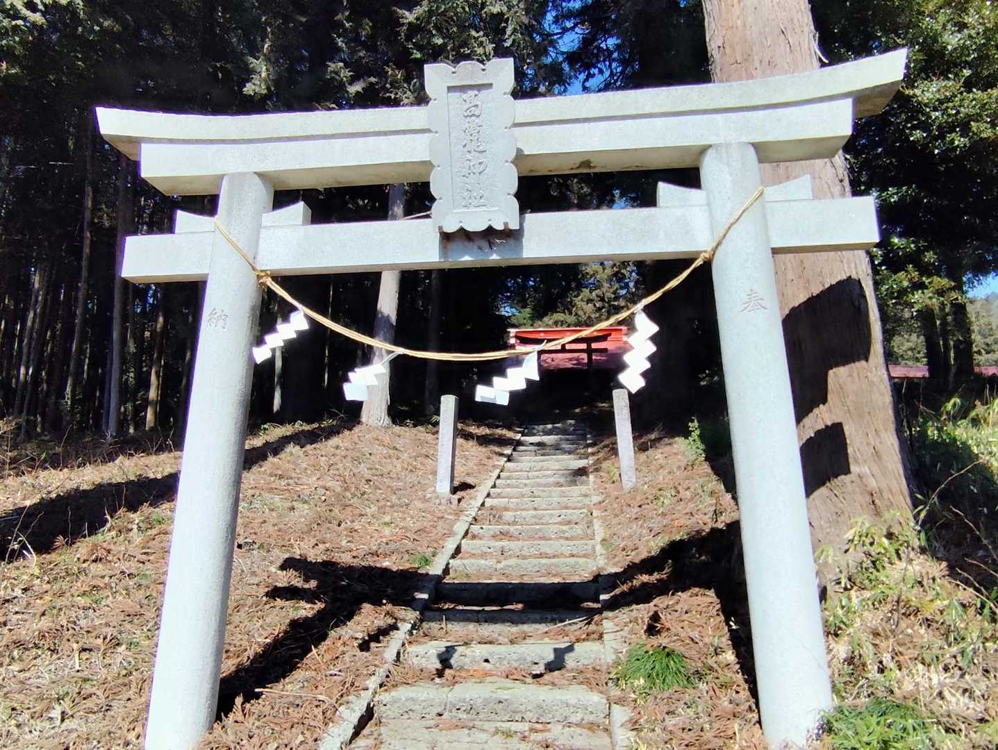 途中の神社⛩️🙄
