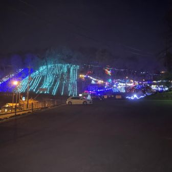 道の駅まで降りたらイルミネーション✨
癒されて帰る