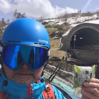 手稲山の赤鬼👹。