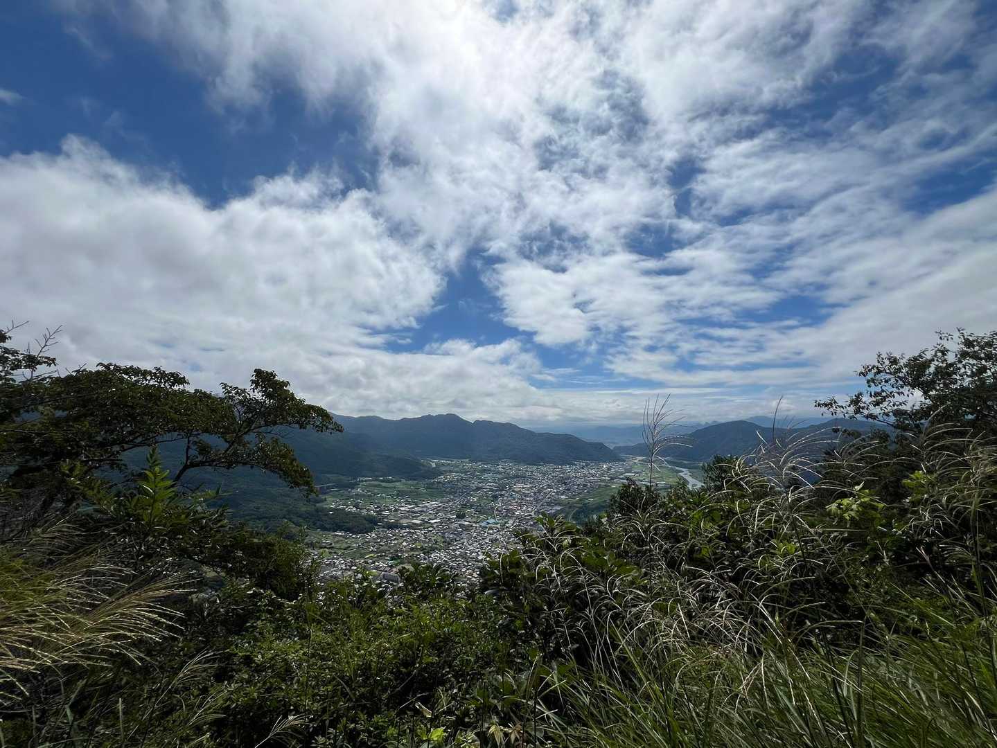 山頂からの景色