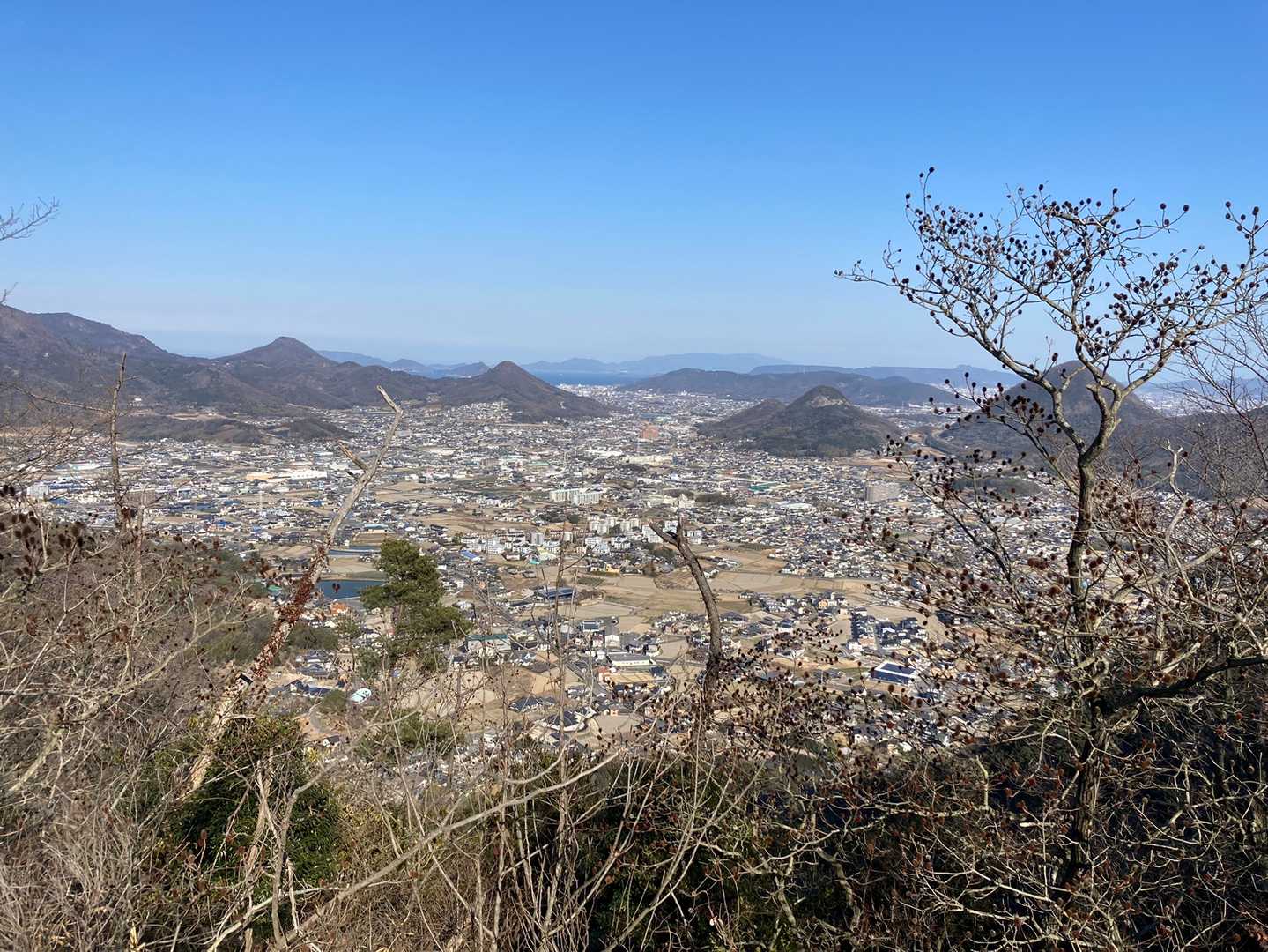 低山ならでわの景色