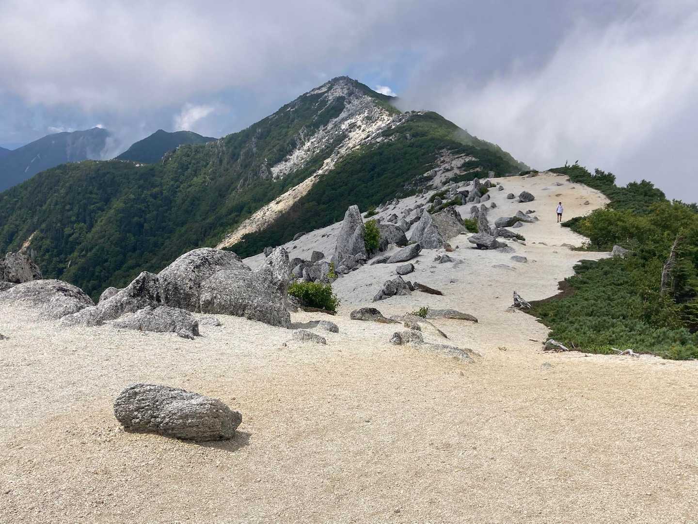 観音岳方面