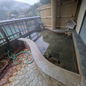 夜中本降りで朝もまだ雨が降ってます。