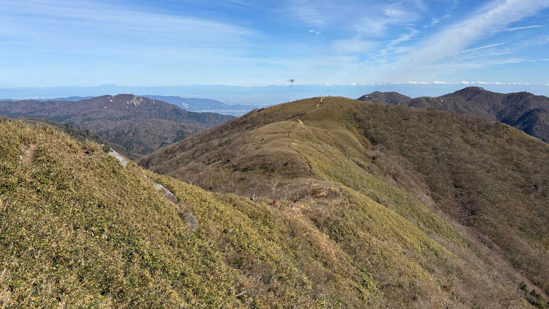 武平トンネル西駐車場登山口-沢谷峠-雨乞岳-杉峠-杉峠ノ頭 往復コースの写真