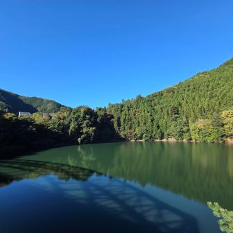 峰谷橋からの奥多摩湖