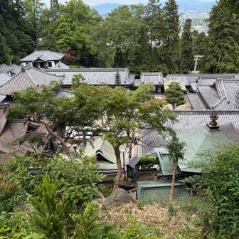 宝山寺多宝塔からの景色
