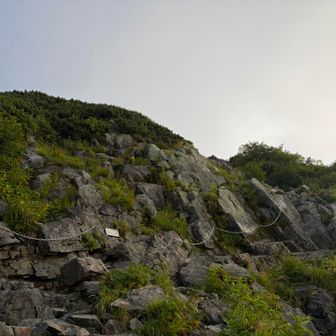 二番鎖場全景