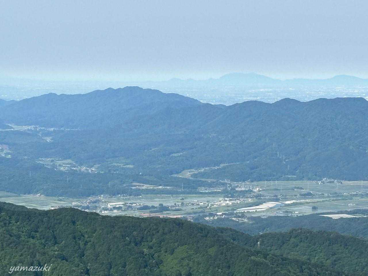 櫛形山脈と西蒲三山