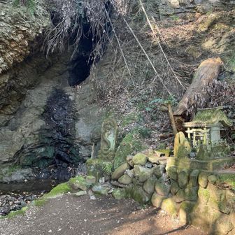 水が湧いています。