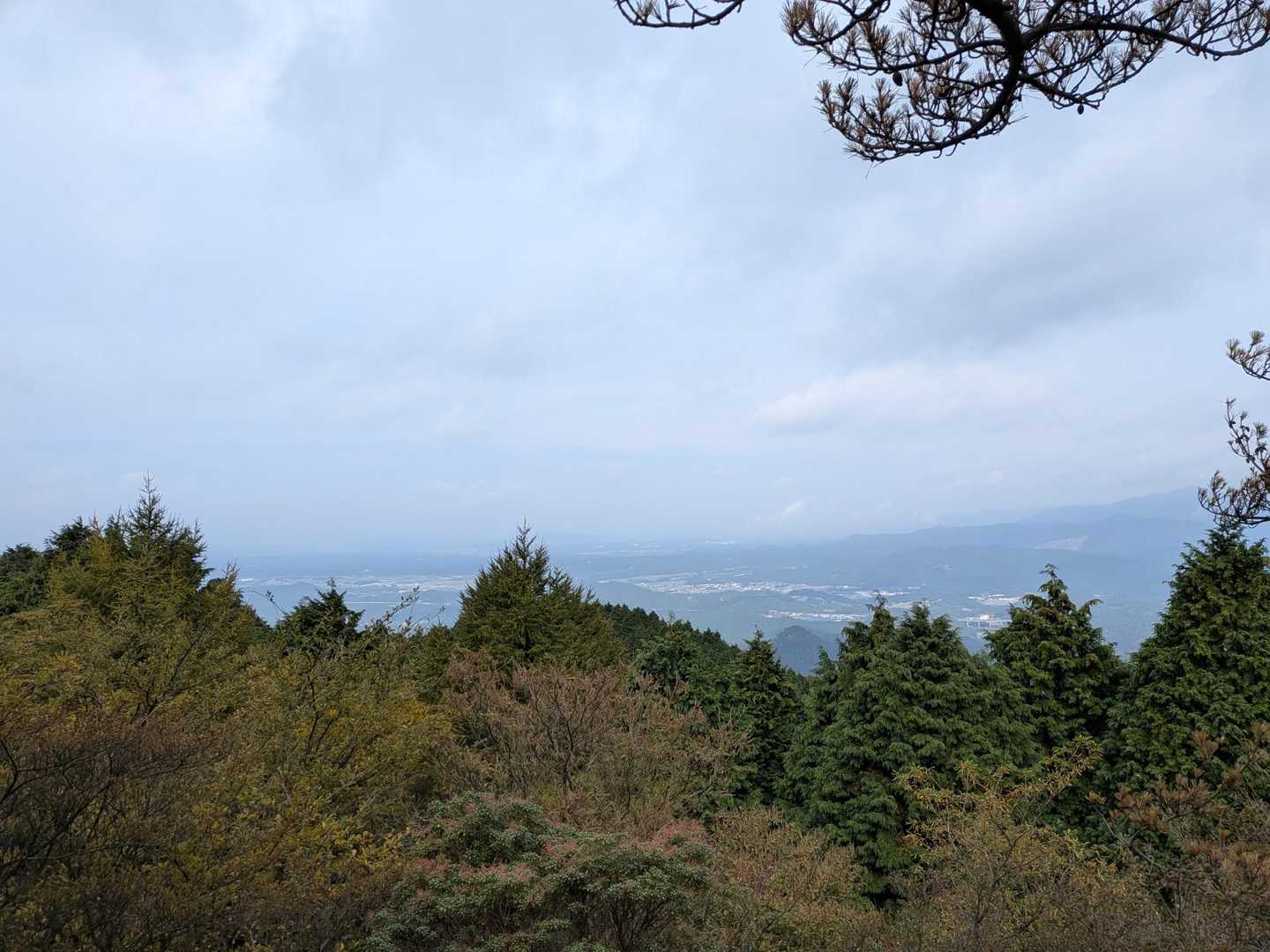 油日岳からの景観