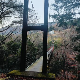 久保の吊り橋
ドラマのロケ地にもなったよう