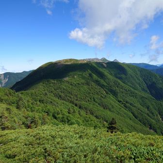 白峰三山
そして今まで歩いた白峰南峰