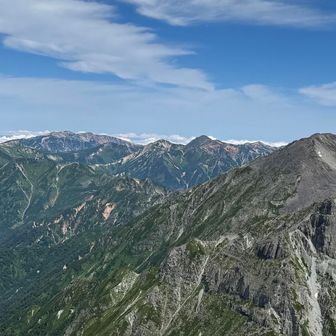黒部五郎岳、薬師岳、双六岳、鷲羽岳、槍ヶ岳