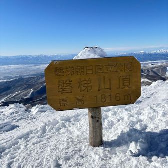 山頂🏔️
また雪少ないですね❄️