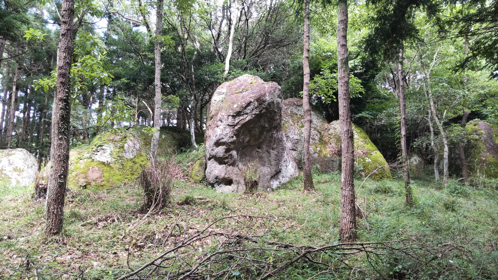 大岩のお出迎え