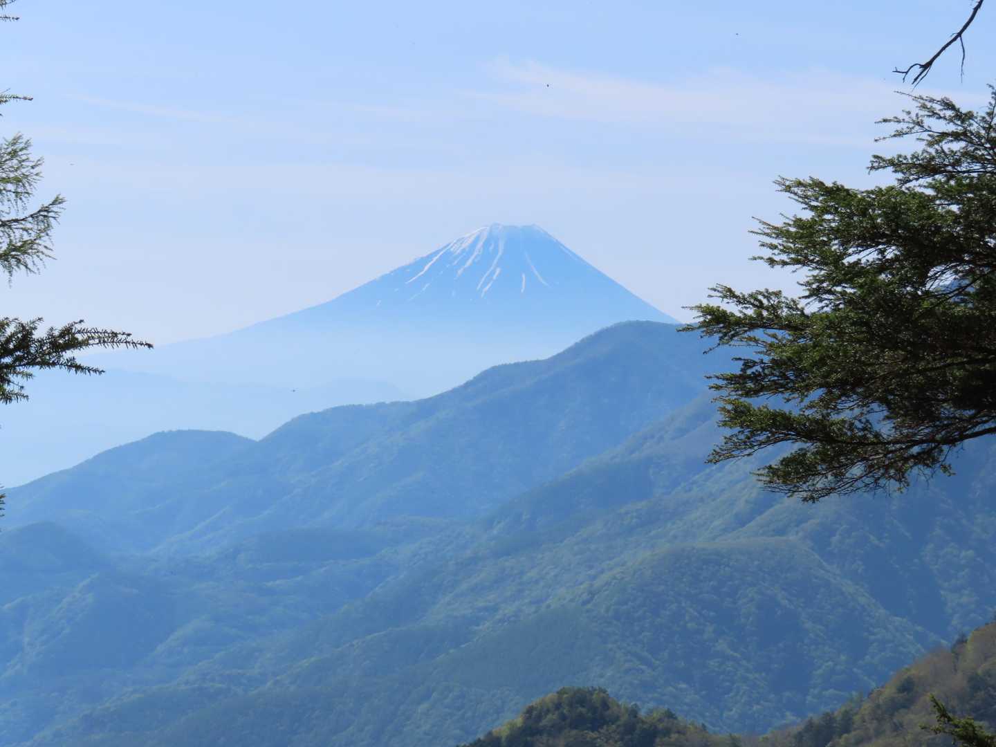 樹林帯の所々に展望があるところもあり。
