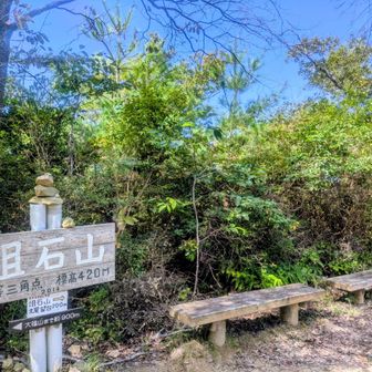俎石山。ベンチ多くて良き。