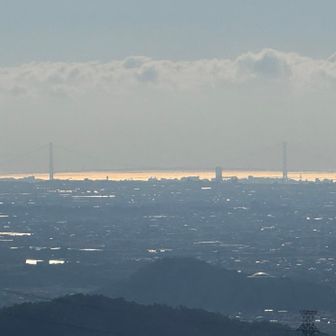 明石海峡大橋をズーム