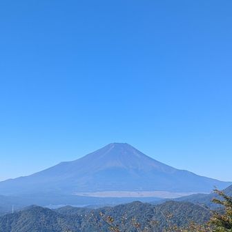 富士山、どーん