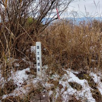 竜門山に三角点あったのに気付くのがほんの少し遅れた💦三等確認＼(^o^)／