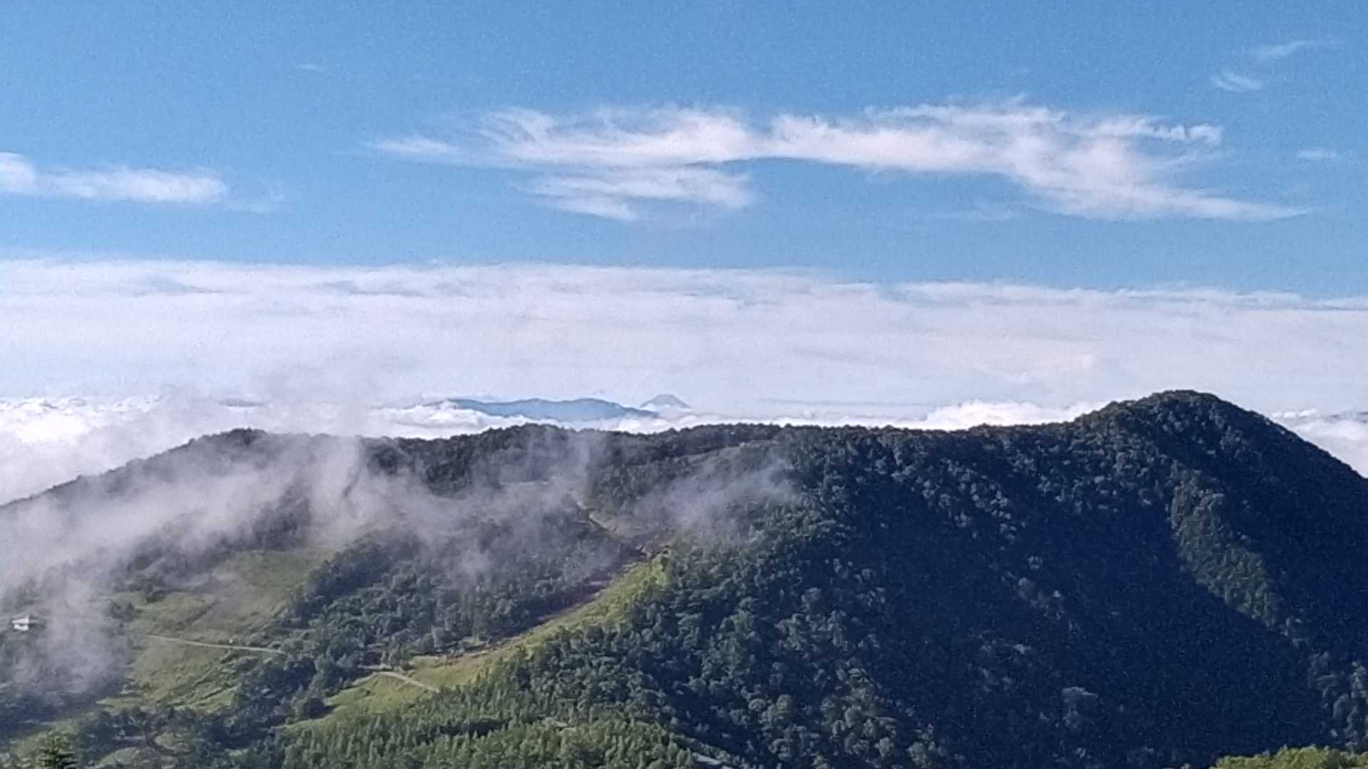 富士山も見えたよ