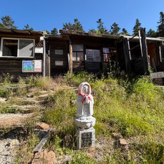 南御室小屋
帰りもここで水補給します