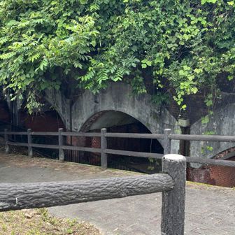 遺跡を見学しつつ→
