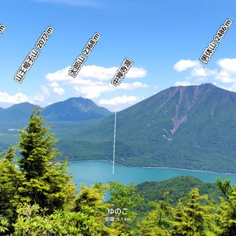 男体山方面