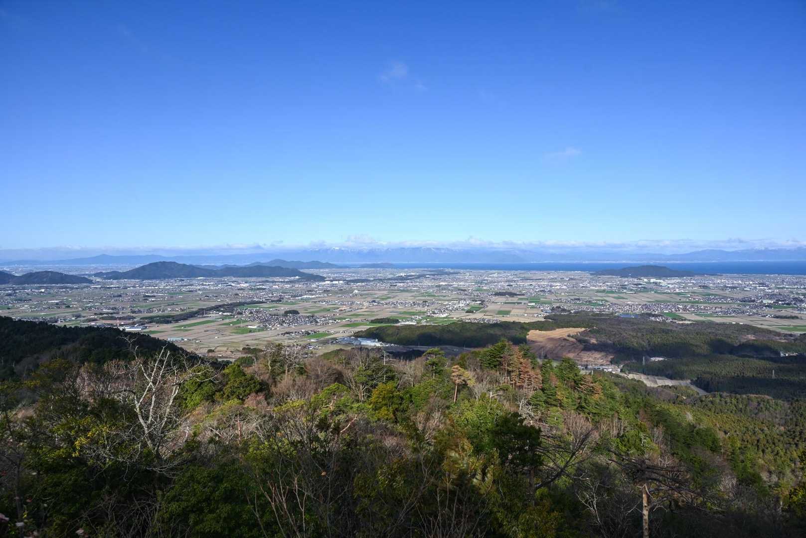 高取山展望台は見晴らし最高。