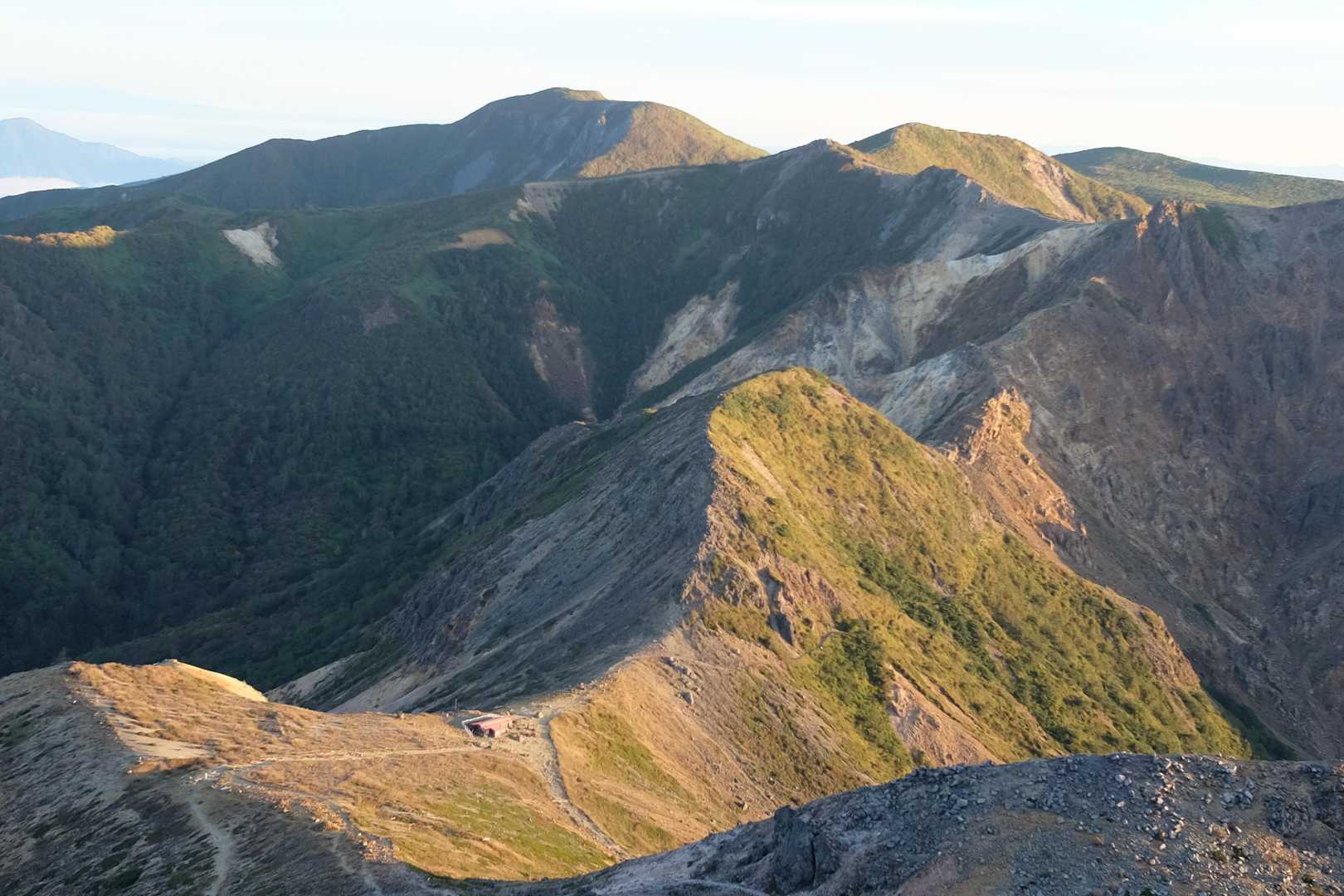 峠の茶屋登山口-朝日の肩-朝日岳-茶臼岳 周回コースの写真