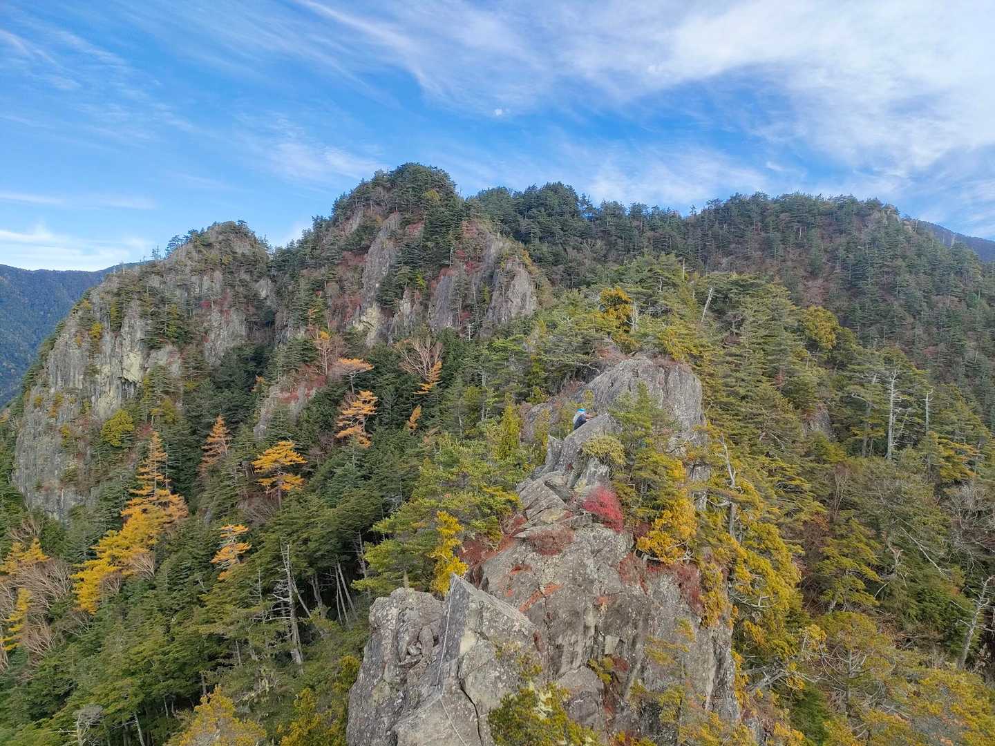 🤩第2、第3三岩峰
先行者が見えます