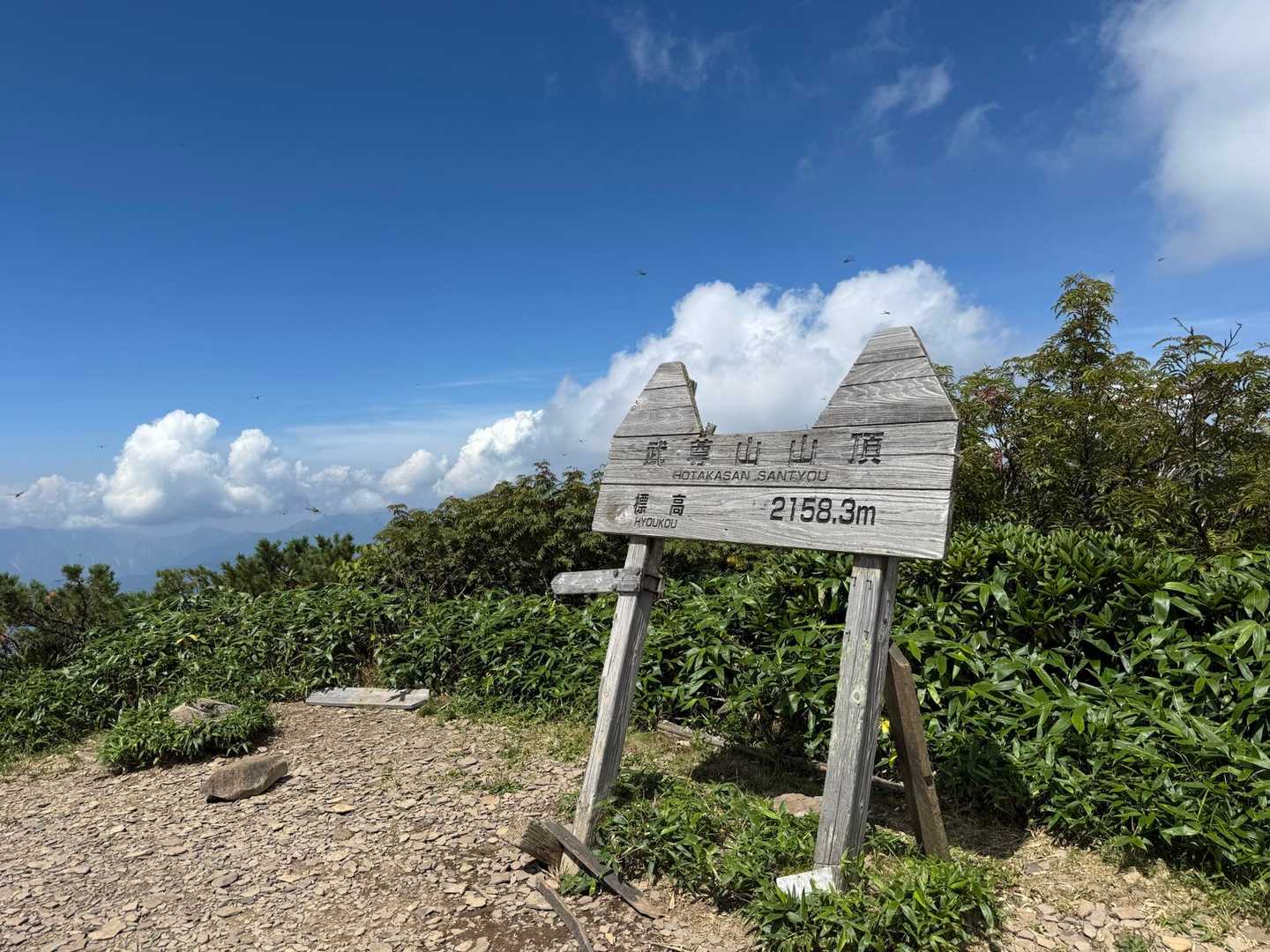 山頂到着