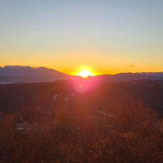 ２０２６年始めの日の出♪
南アルプス方面から昇ってきました♪
最高です！