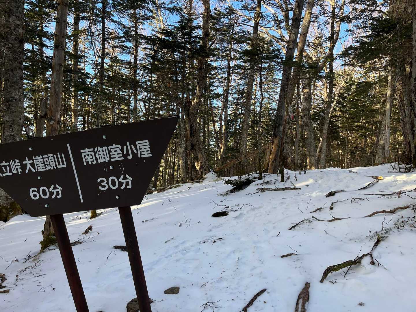 辻山はこの先真っ直ぐ
数名分のトレースがあったかなー