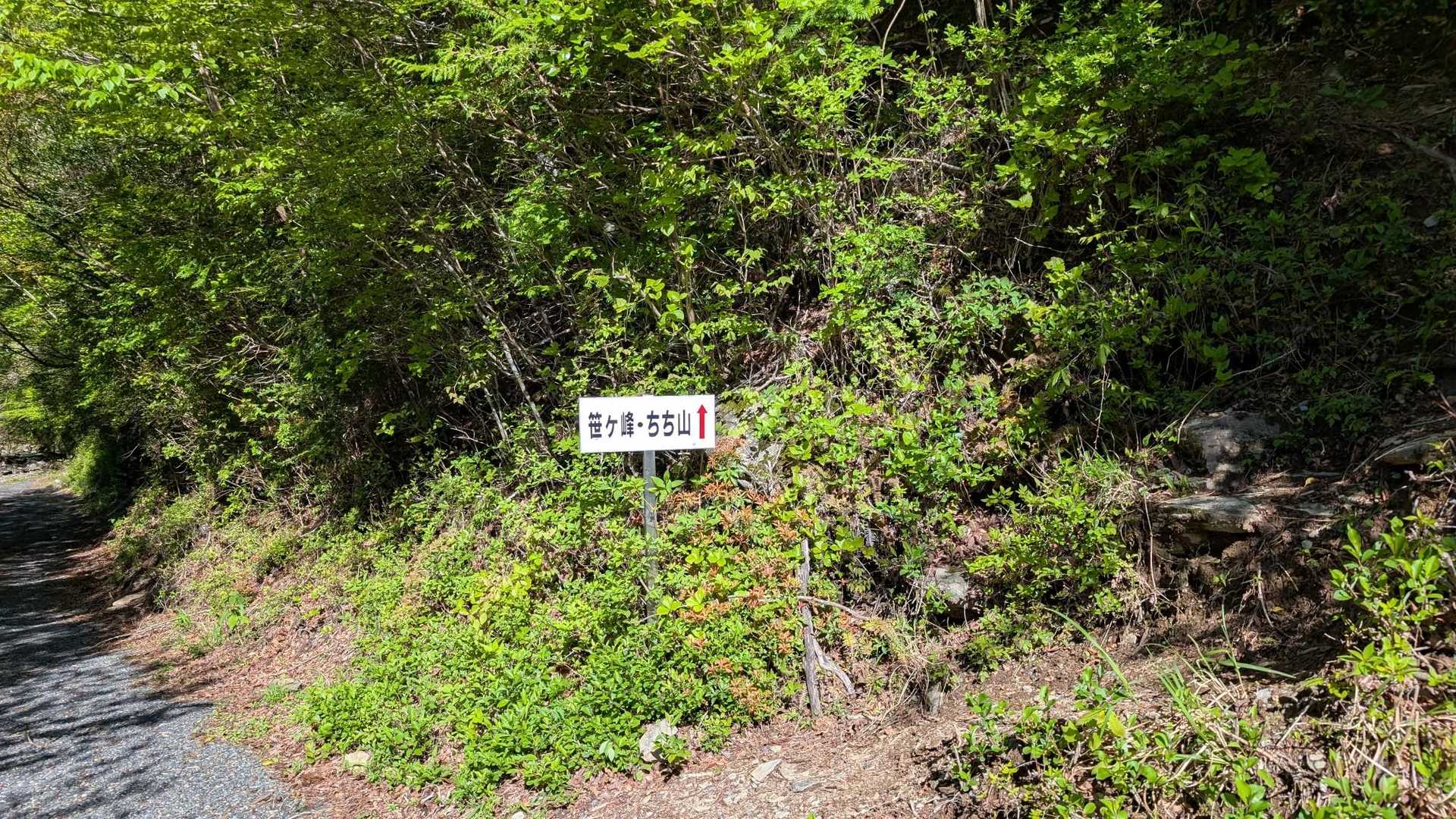初めての登山口から、スタート。