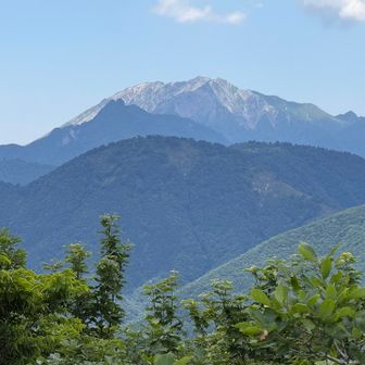 槍が峰からの大山デカい