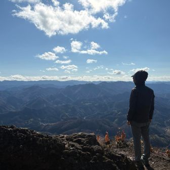 景色楽しんで下山