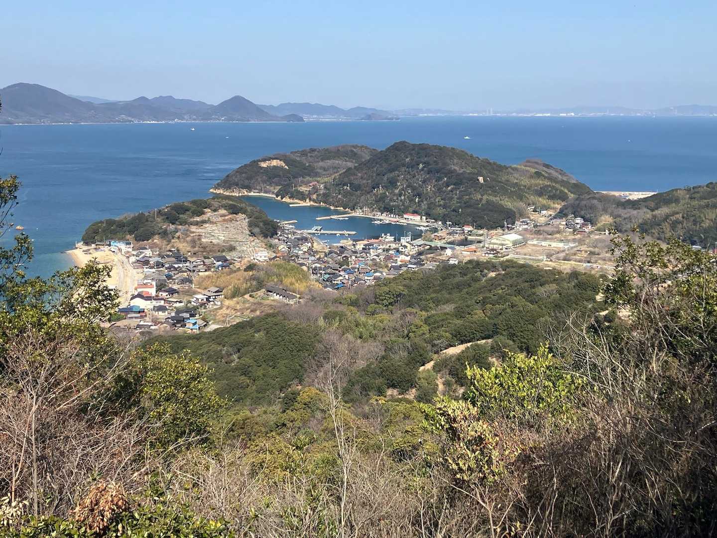 島トレッキングコース入口-応神山-立石山-飛龍大神 縦走コースの写真